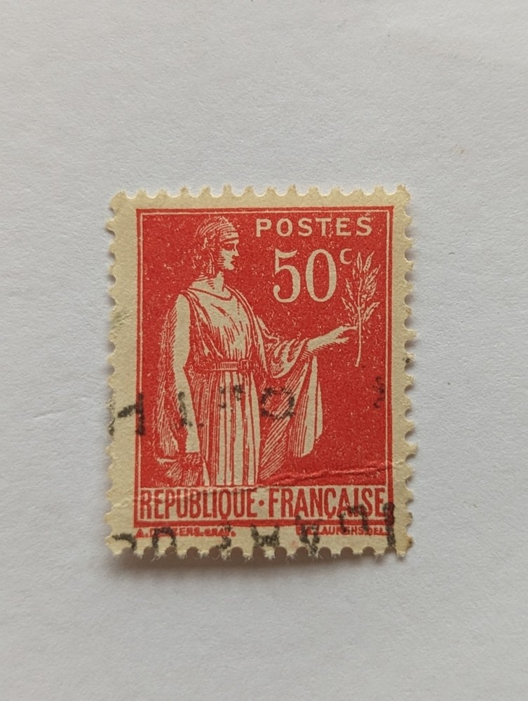 French stamps 6 Values. 48F