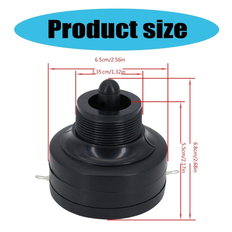 Durability Piezo Speaker Tweeter Driver Power Efficient Usage 75-150W