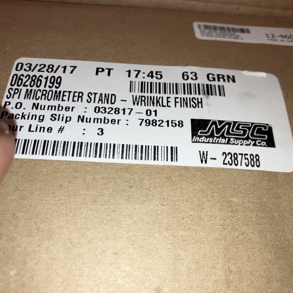 12-460-2 SPI Micrometer Stand