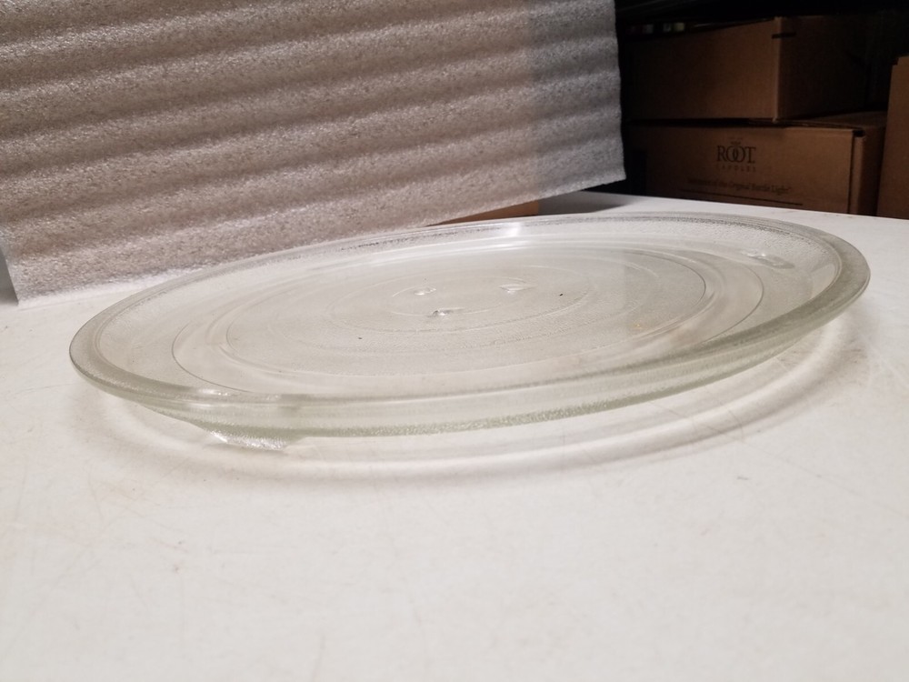 15" Microwave Textured Glass Turntable Dish (V)