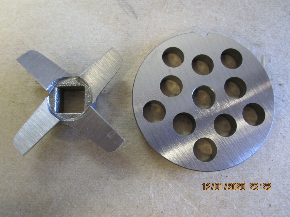 #8 3/8'' GRINDER PLATE & KNIFE SET