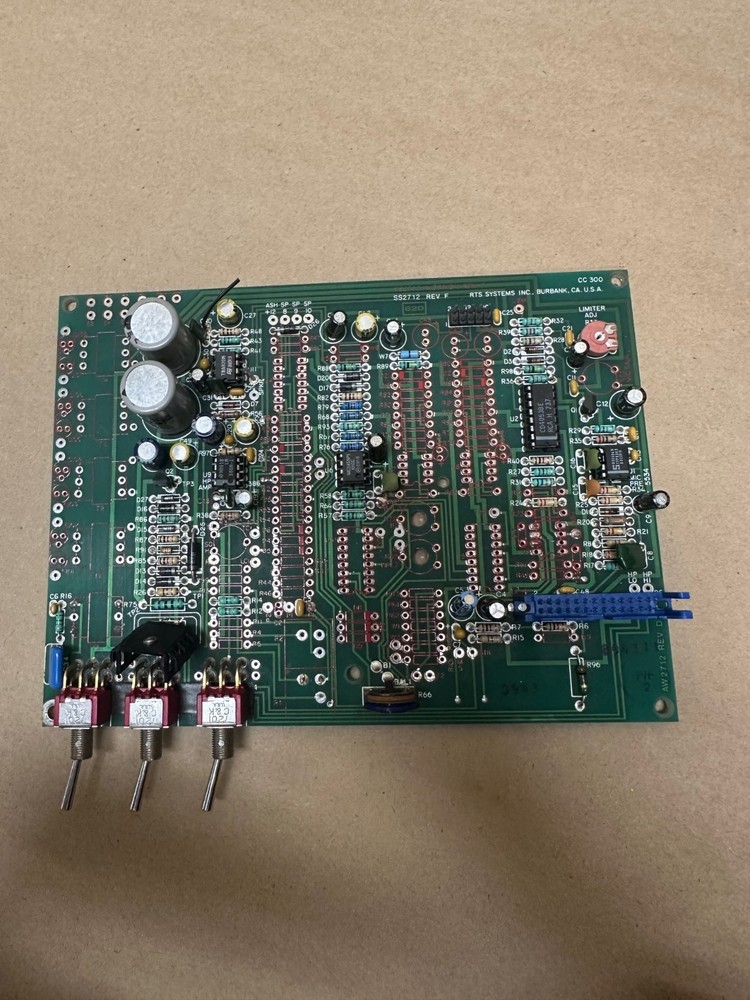 RTS Systems SS2712 Intercom System Circuit Board