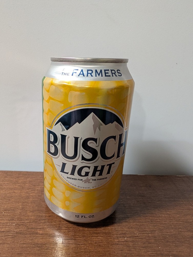 2023 Busch Light For The Farmers Corn Can. Empty. Bottom Open