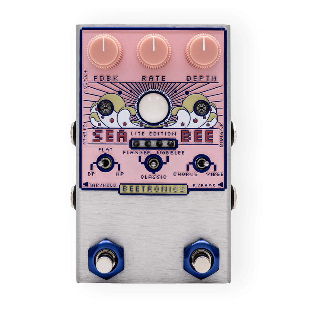Beetronics Seabee Lite Analog Chorus Pedal - Pink