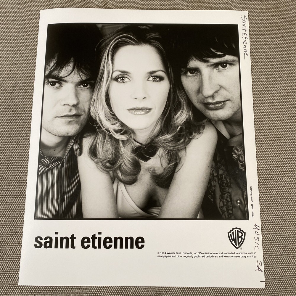 Saint Etienne Press Photo 8x10”. See Description.