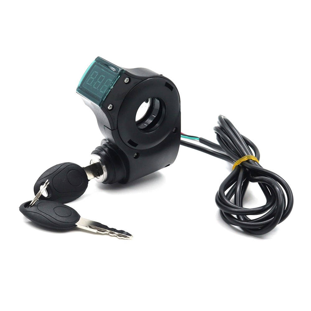 High Quality E-Bike Throttle Control Switch with Voltage Display and Key Lock
