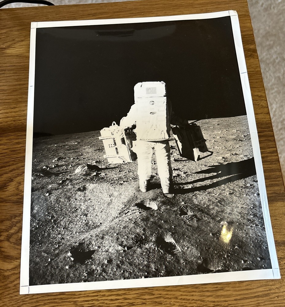 NASA Moon Apollo Photo Rare 1969  Edwin Aldrin Jr