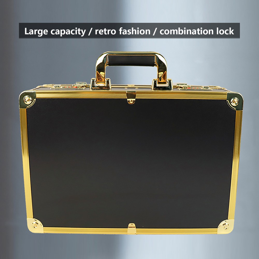 Barber Carrying Case Suitcase Storage Box Clippers Trimmers with Password Lock