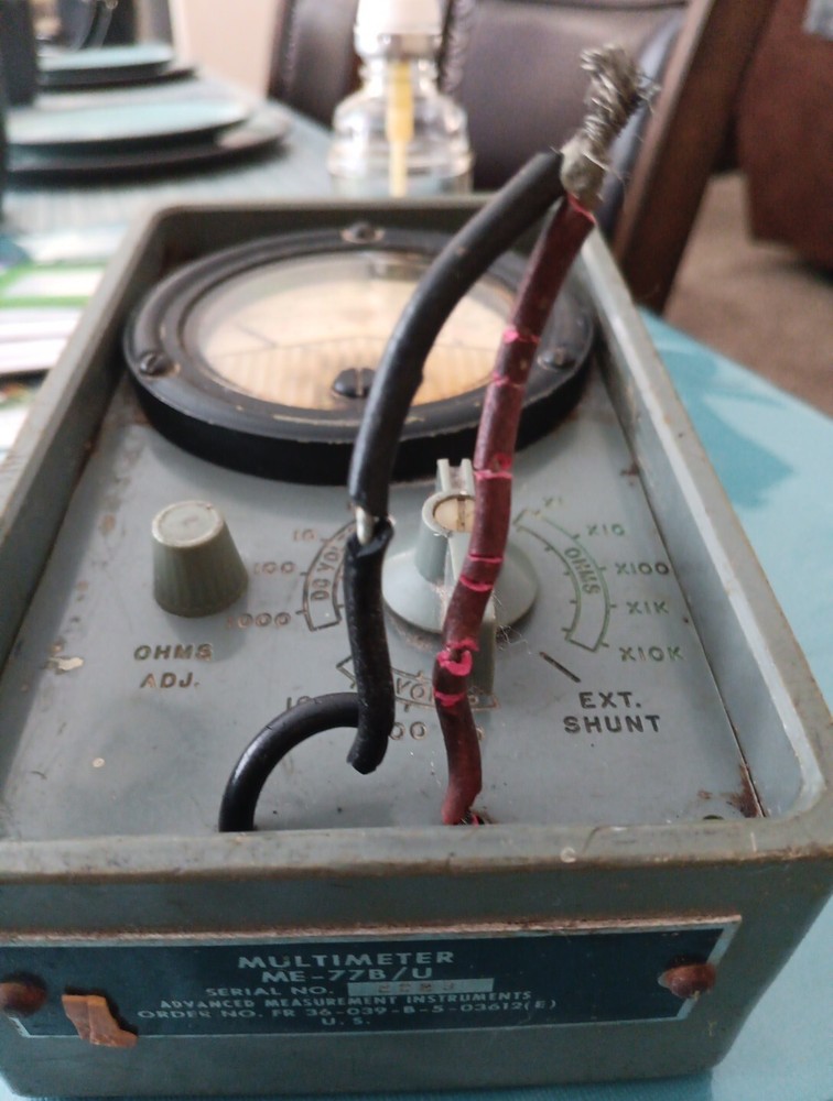 Vintage Military Multimeter