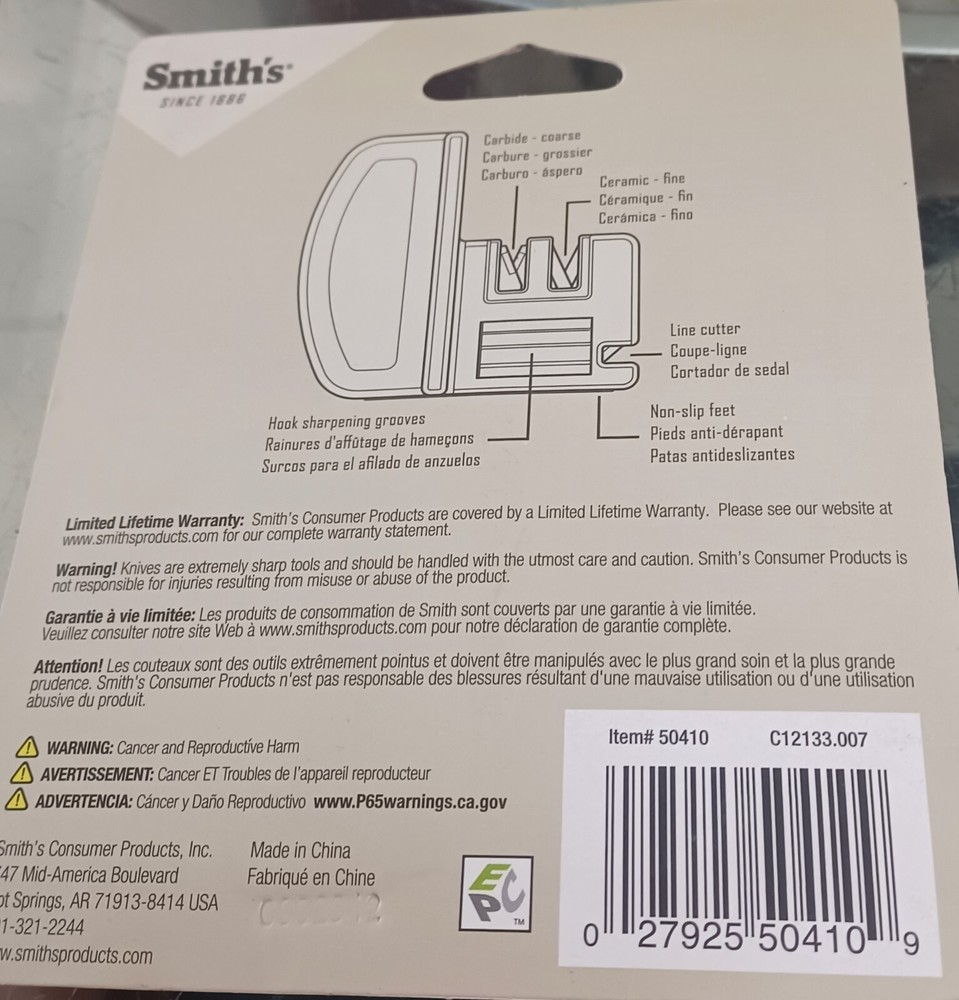 Smith’s Hunt And Fish Knife And Hook Sharpner