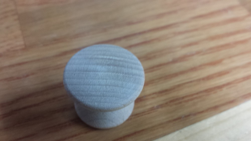 1" Birch Wood Drawer Knob / Pull / Handle -Qty: 5, 10, 25, 50, 100 knobs