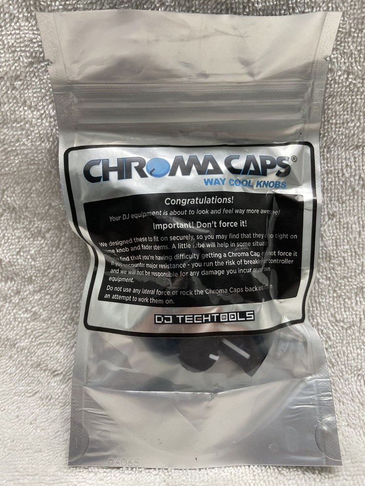 DJ TechTools Chroma Caps Pack  for Controller Knobs, Black