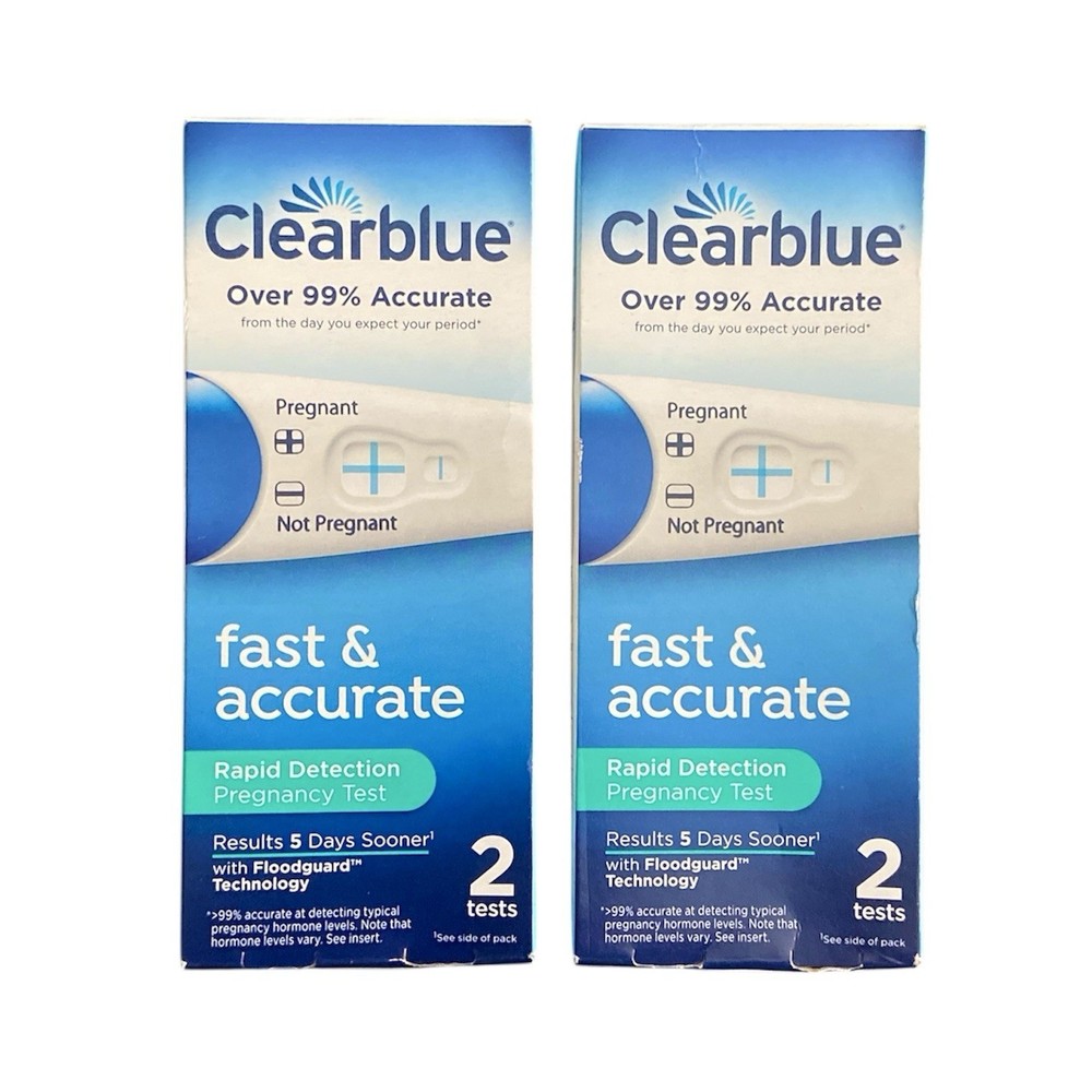 (5 Pack) Clearblue Bundle Advanced Ovulation Test + Pregnancy Test Lot 2027 NEW