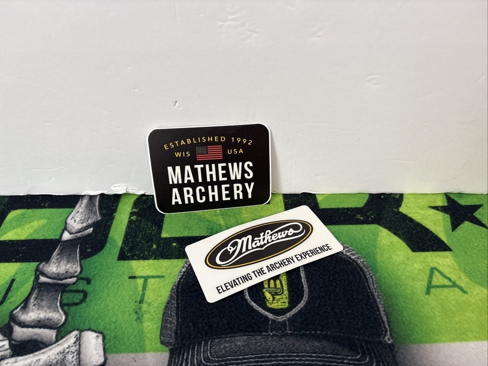 Mathews Archery Sticker Decals (2 Pack) New