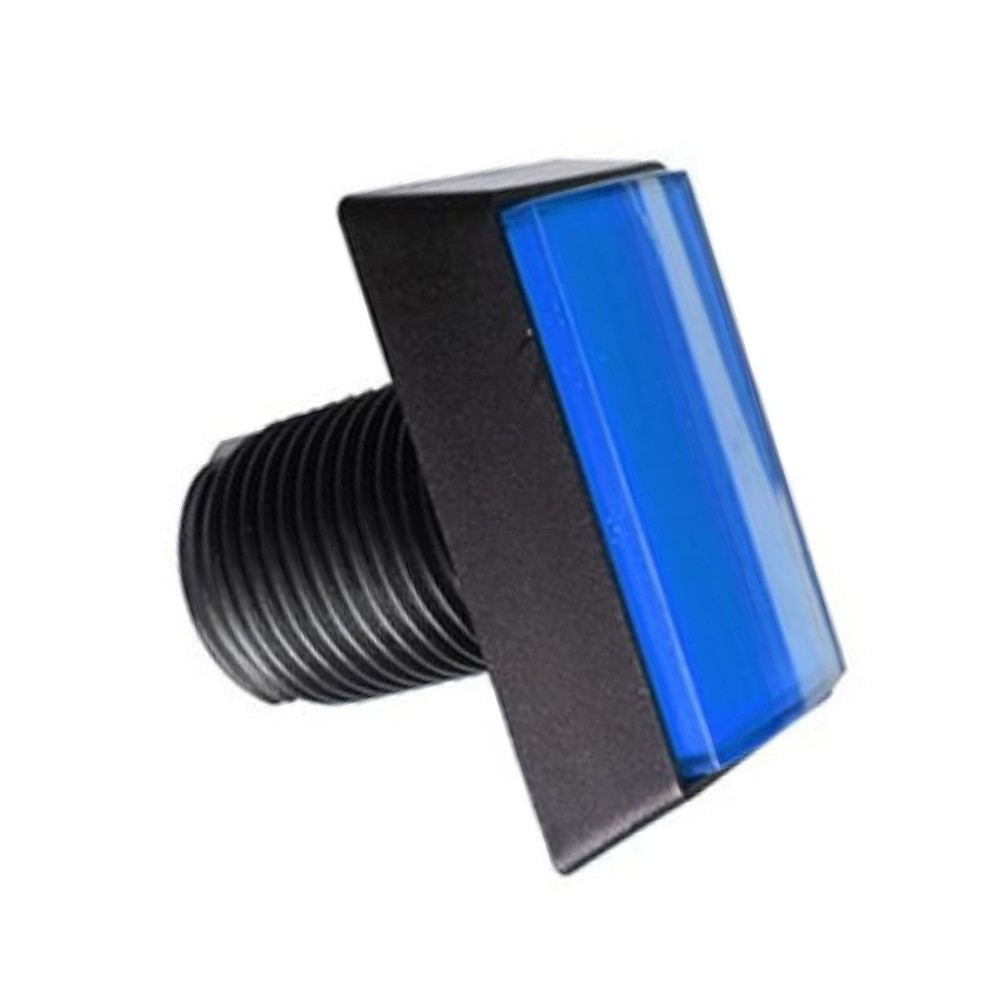 Blue 30*50mm Arcade Square Rectangle Buttons LED Push Illumilated W/ Microswitch