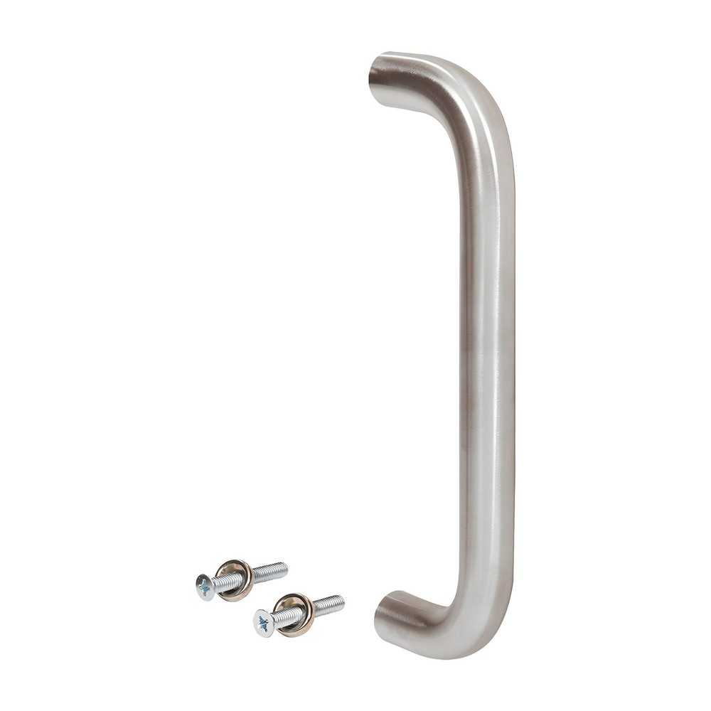 Brixwell Solid Pull Handle 11" Length 10" CTC Brushed Stainless Steel Finish