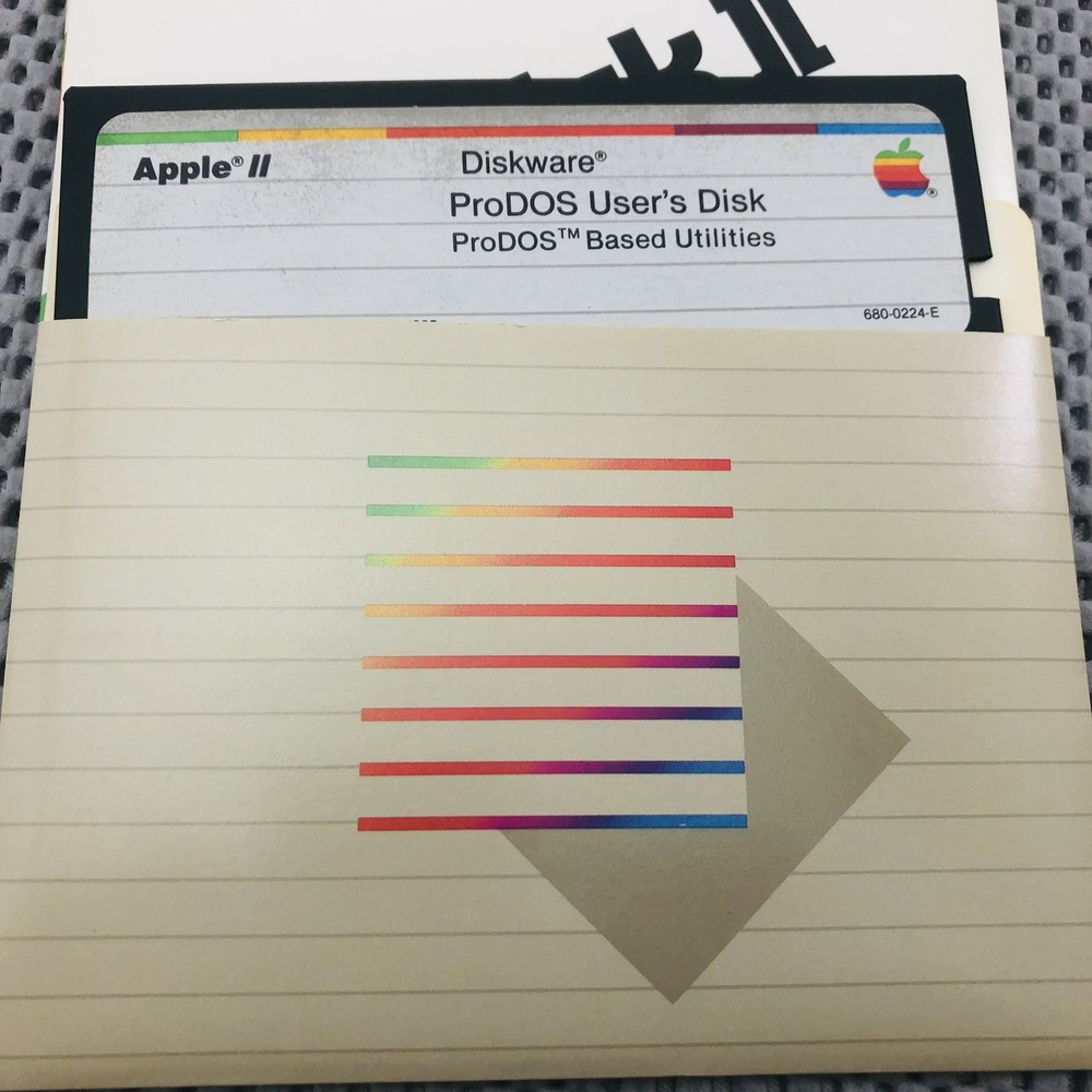 Vintage Apple II Software Diskware 1982 Dos 3.3 System Master - Pro DOS
