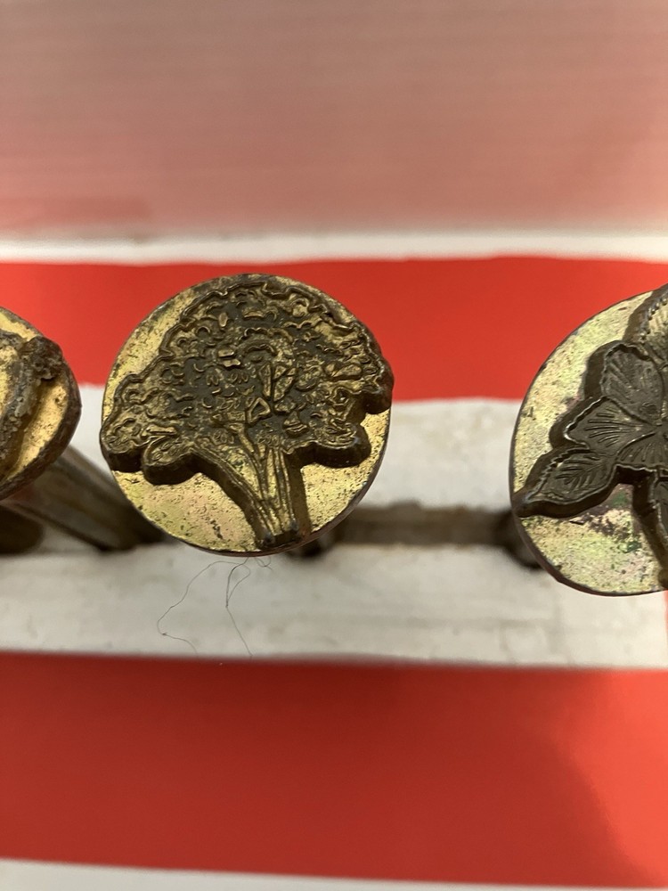 Vintage 7 Leather Tool Stamps Basic Tool USA