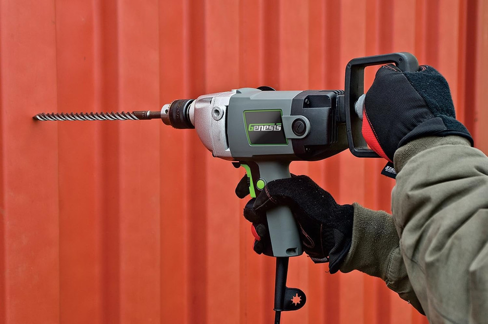 1/2" 9.0 Amp Electric Drill Variable Speed Electric Mud Mixer Drill with Lock-On