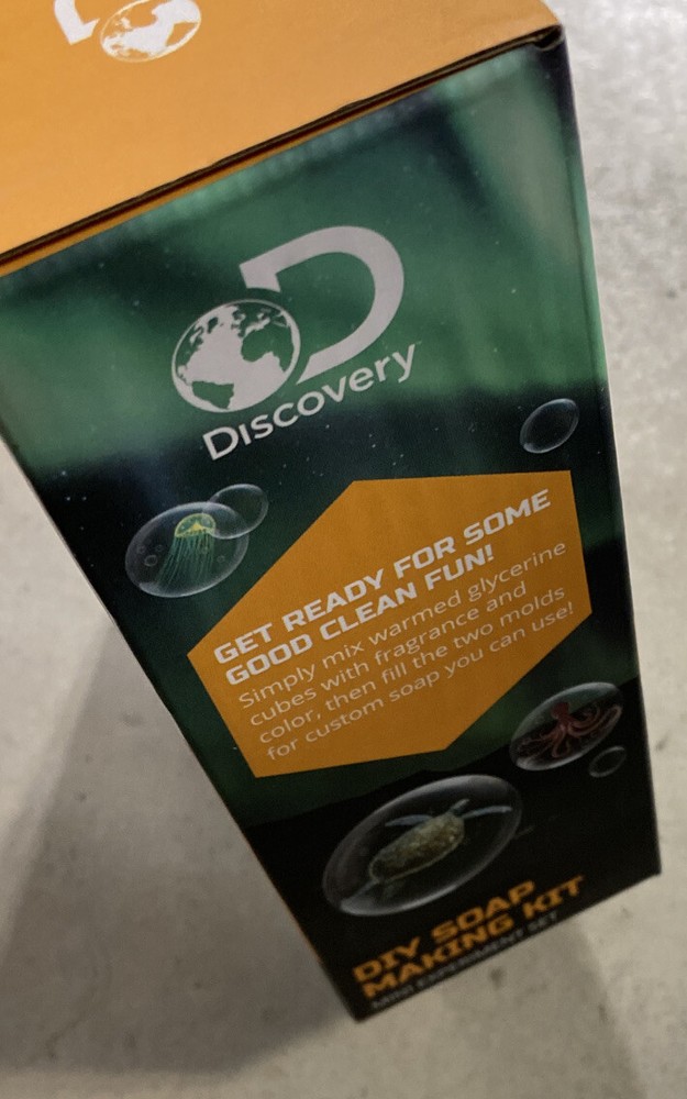 Discovery DIY Soap Making Kit STEM Science Tech Experiment #Mindblown 8+ New