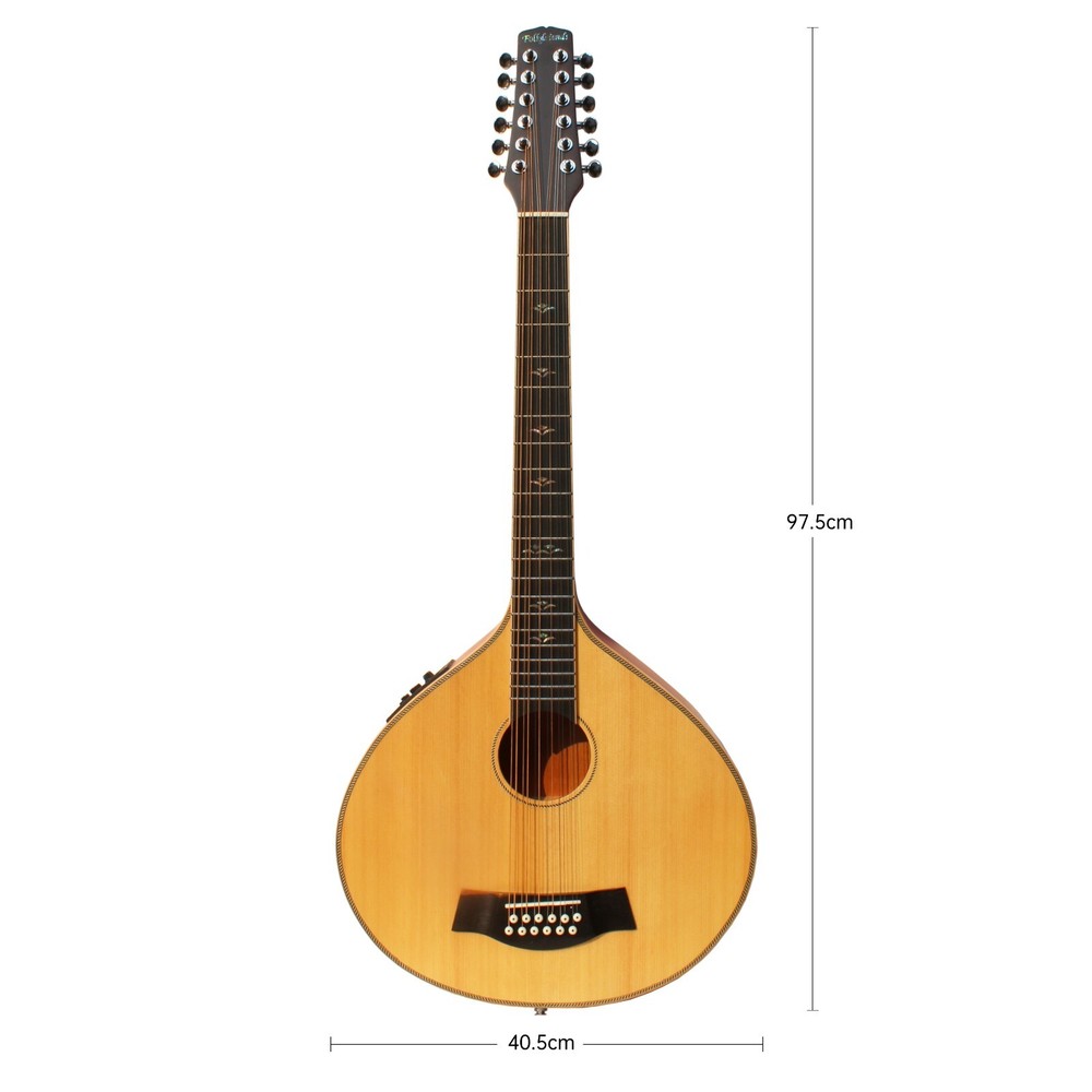Bouzouki, 12 Strings Bouzouki Guitar with EQ (12 Strings)