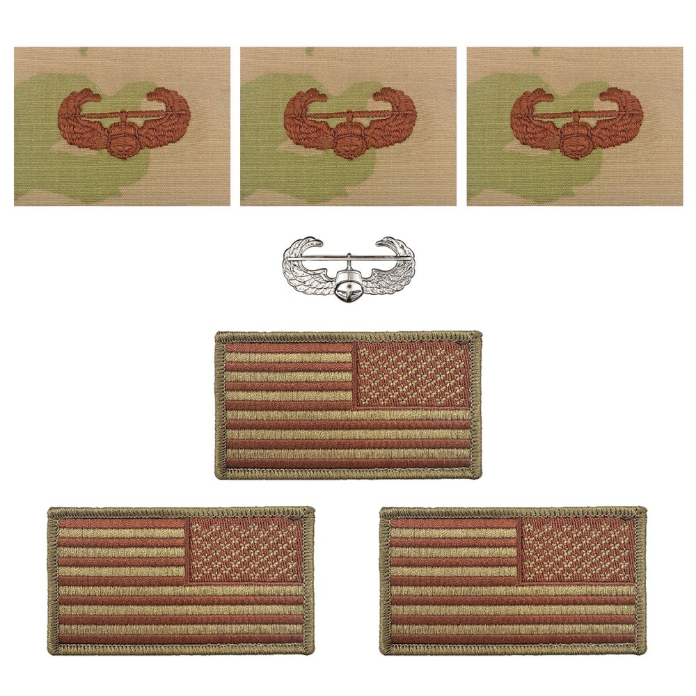 US Air Force Air Assault with OCP Spice Brown Reverse Flag Bundle