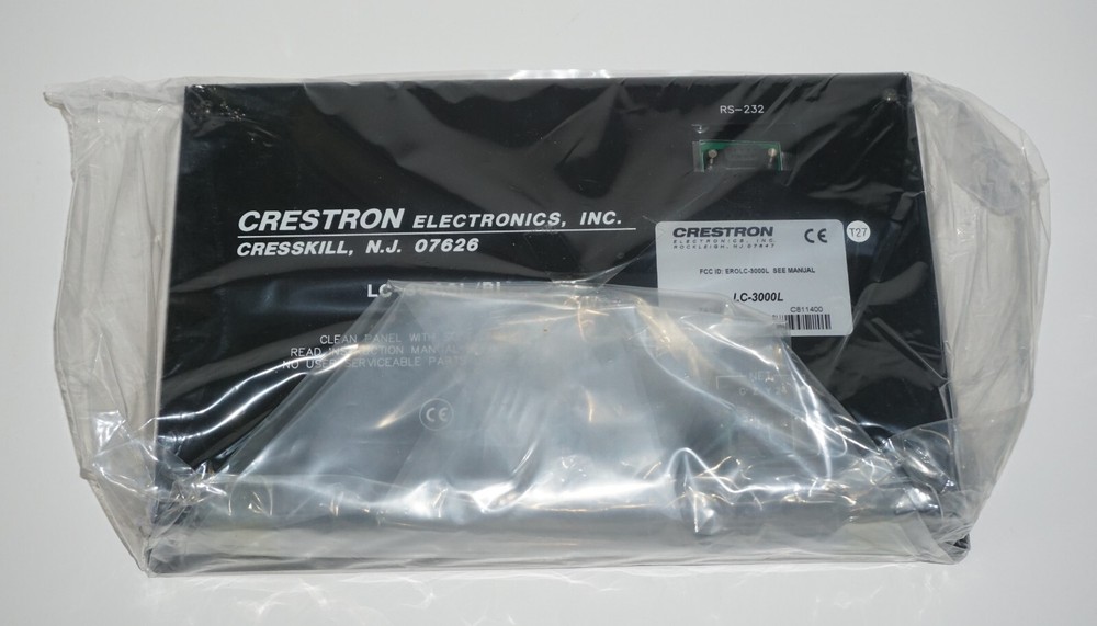 NEW Crestron LC-3000L/BL Touchscreen Control Panel