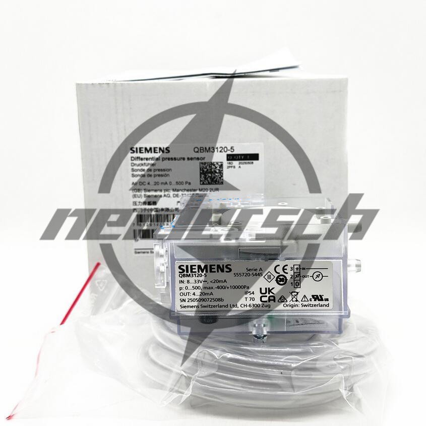 ONE NEW Siemens QBM3120-5 difference pressure sensor