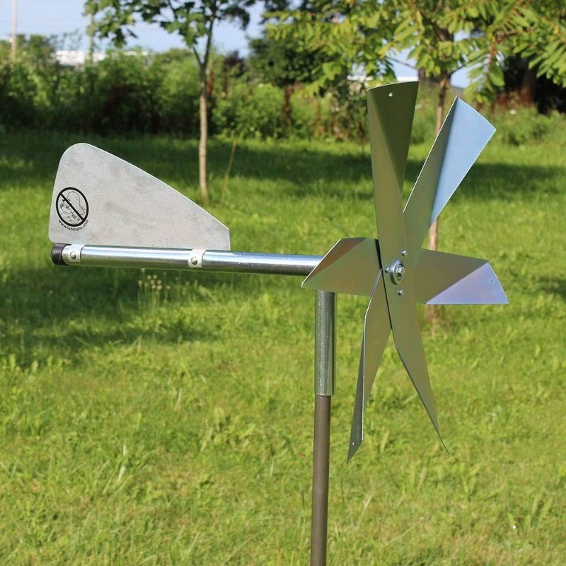 Lehman's Mole Chasing Humane Deterrent Windmill Covers20000Feet Using Vibrations