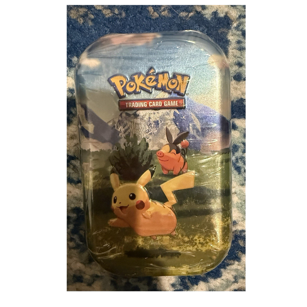 Pokémon Mega Evolution Ascended Heroes Mini Tin Set Pikachu Tepig Riolu