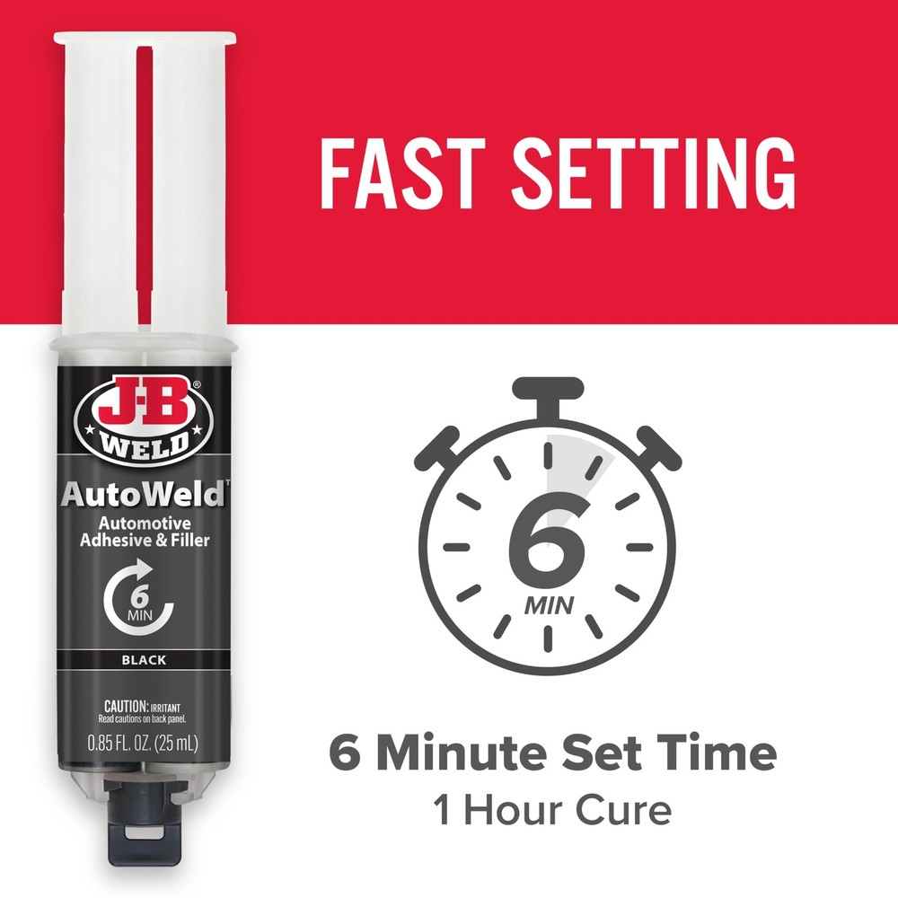 J-B Weld AutoWeld, 25ml, BLACK Black