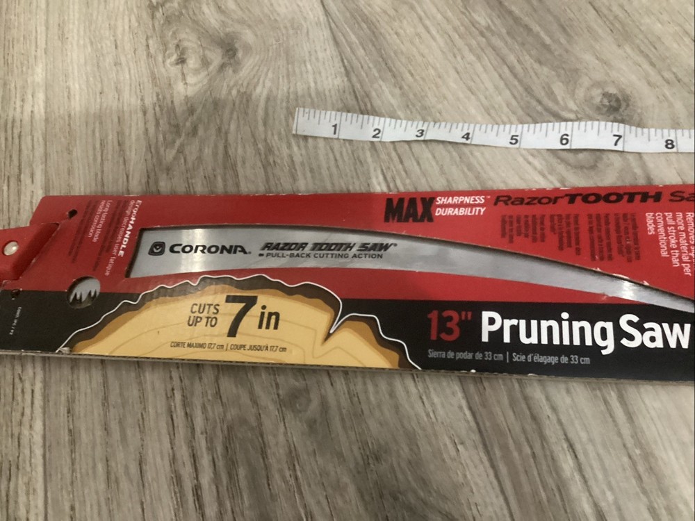 Corona Tools 13-Inch RazorTOOTH Pruning Saw | Tree Saw Designed for Single