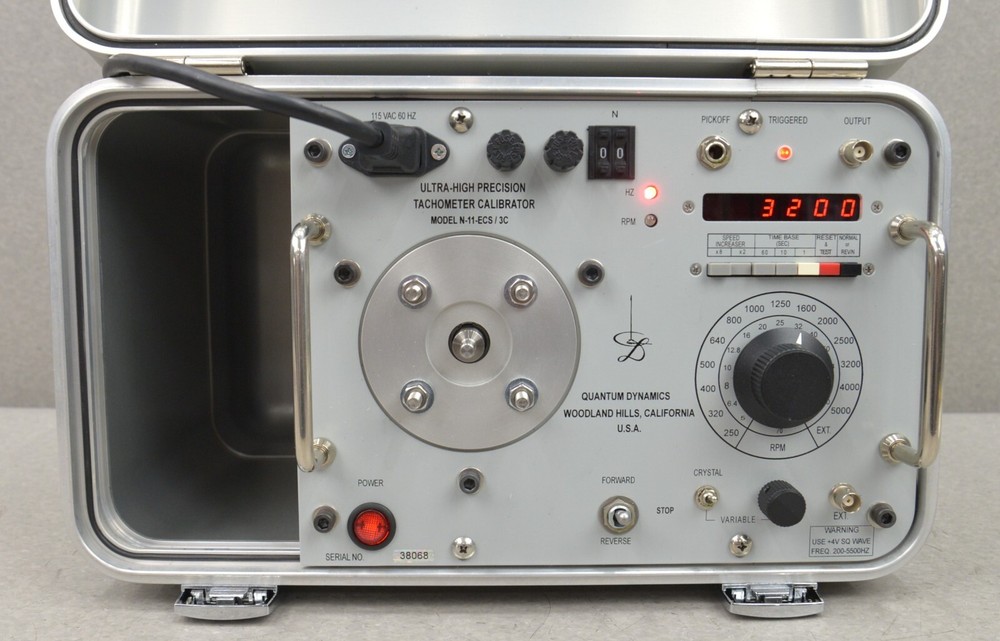 Quantum Dynamics N-11-ECS/3C Ultra High Precision Tachometer Calibration System