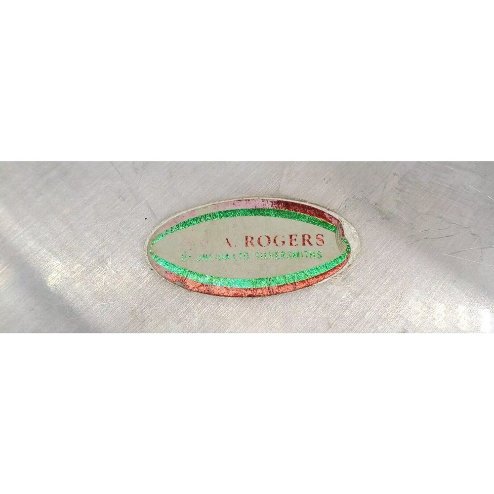 Wm A Rogers Ornate Silverplate 12" Tray