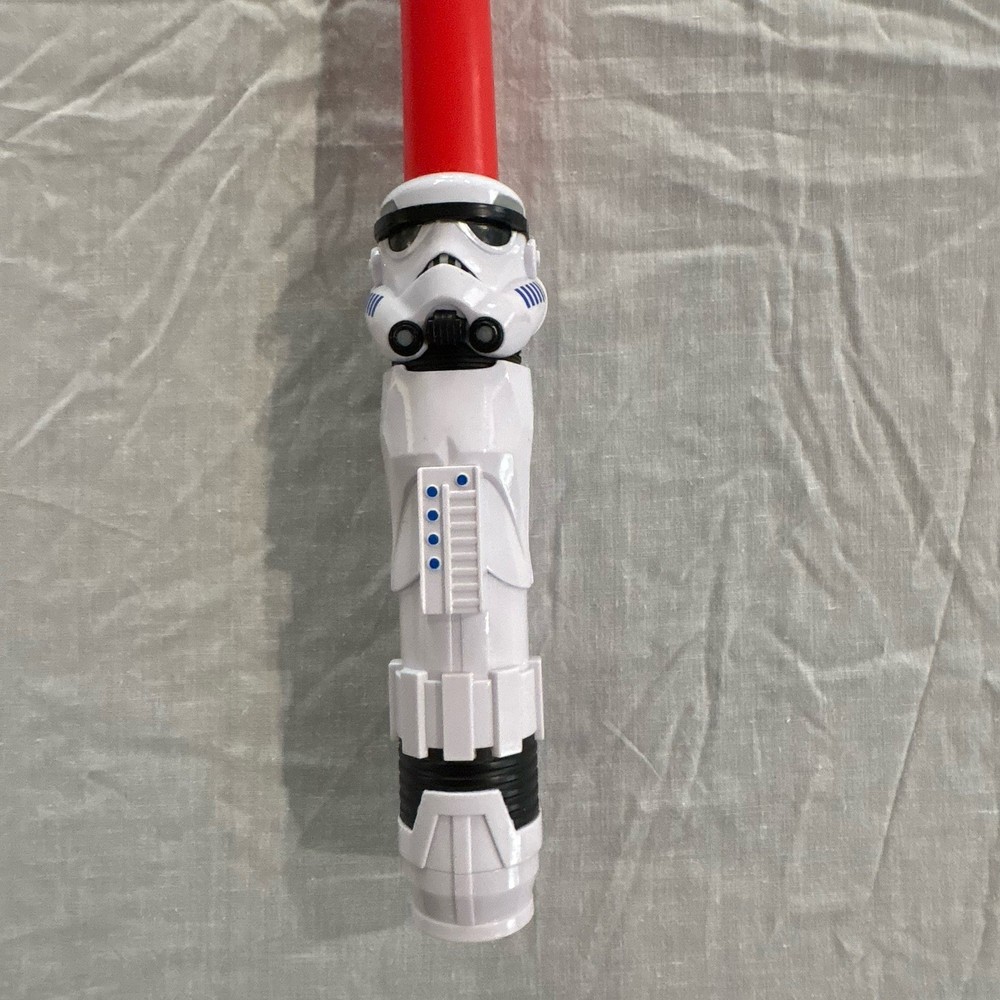 Star Wars Lightsaber Squad Stormtrooper Lightsaber Extendable Pre-owned Nice