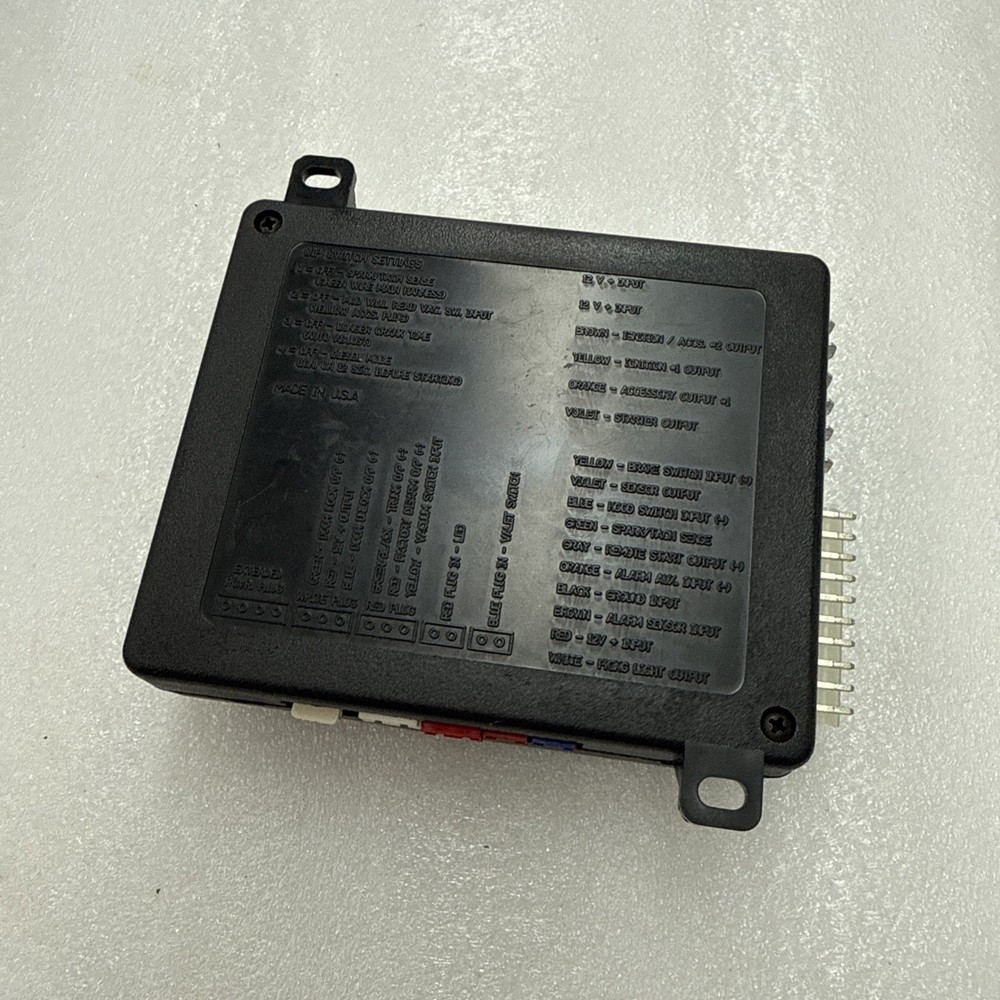 US AUTO SECURITY VEHICLE STARTER MODULE w/ LED / VALET BUTTON SWITCH / ANTENNA