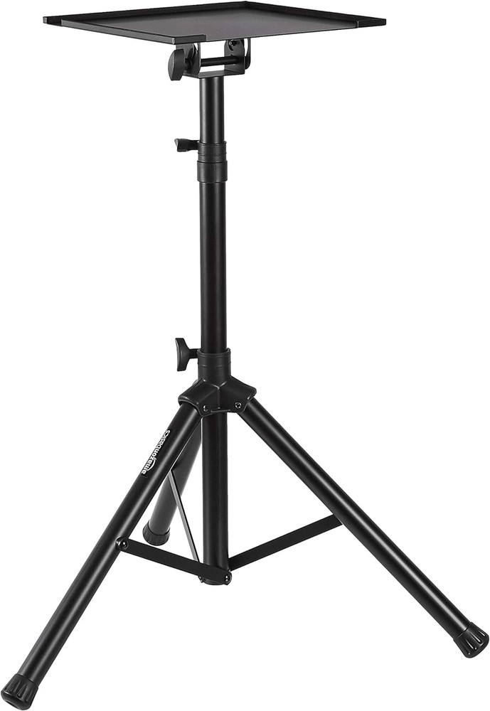 Adjustable Height Portable Laptop Tripod Stand for Workstation, DJ Equipment, Pr