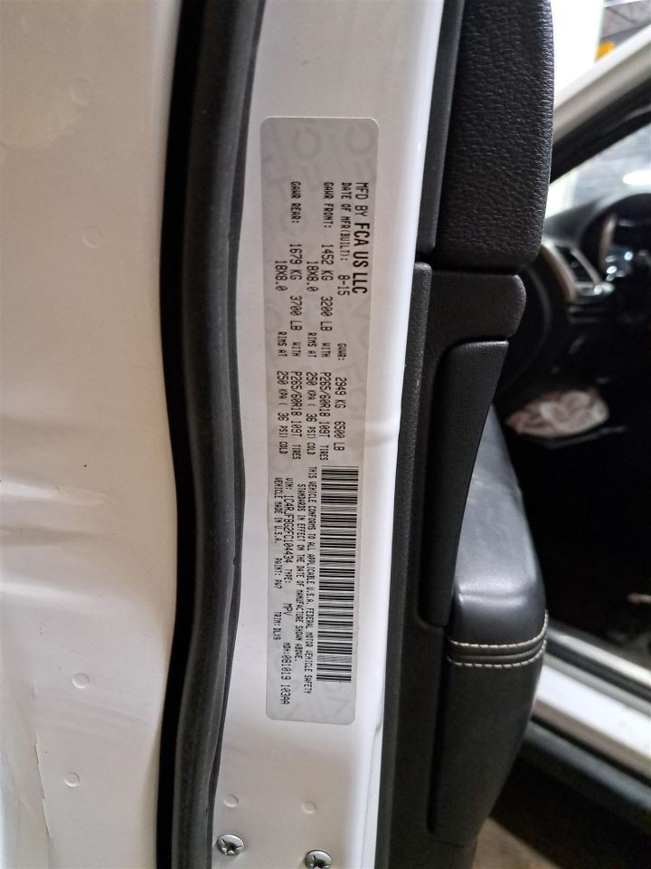 2015 Grand Cherokee Amplifier Sku#4194123