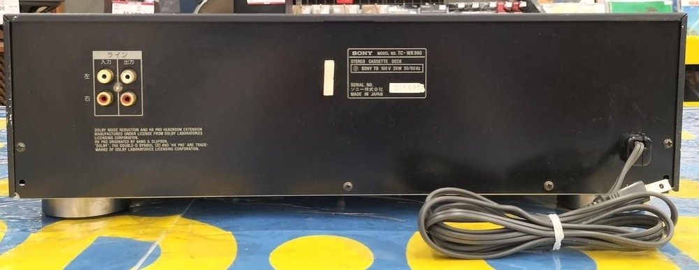 Sony Cassette Deck Tc-wr990 Junk Used