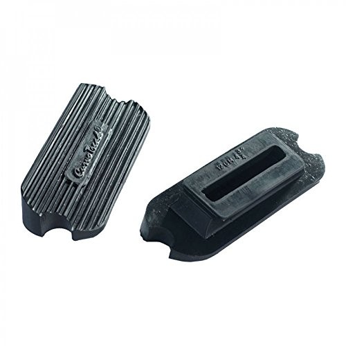 HORZE Curvo Tread Stirrup Pads - Black - 4.75'