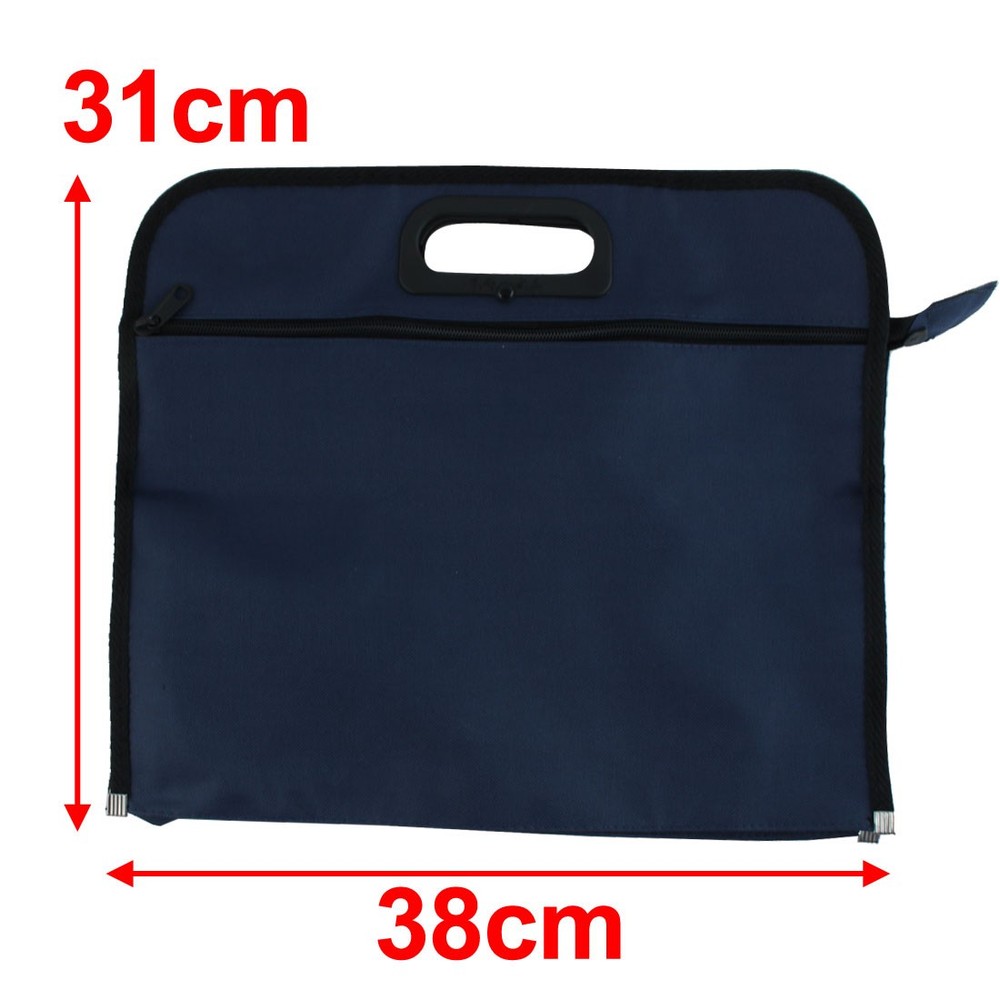 File Folder with Nylon Document Organizer Bag