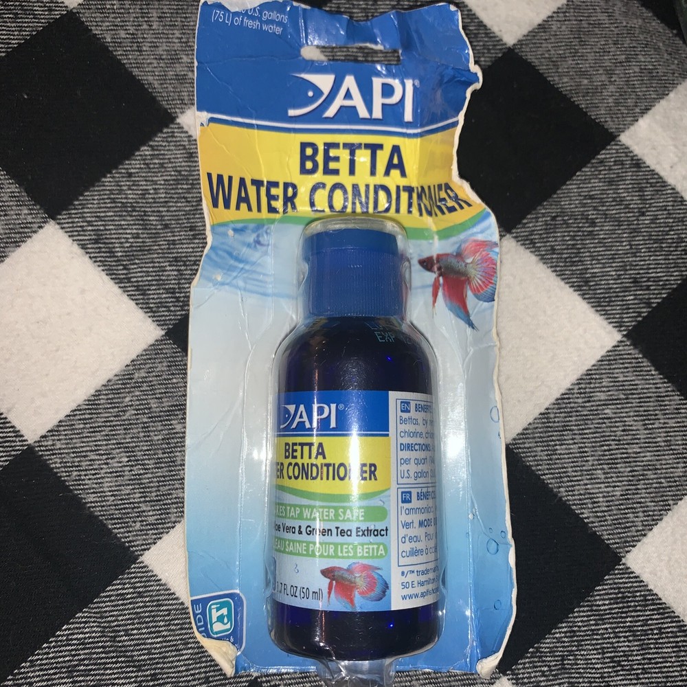 API BETTA WATER CONDITIONER Betta Fish Freshwater Aquarium Water Conditioner ...