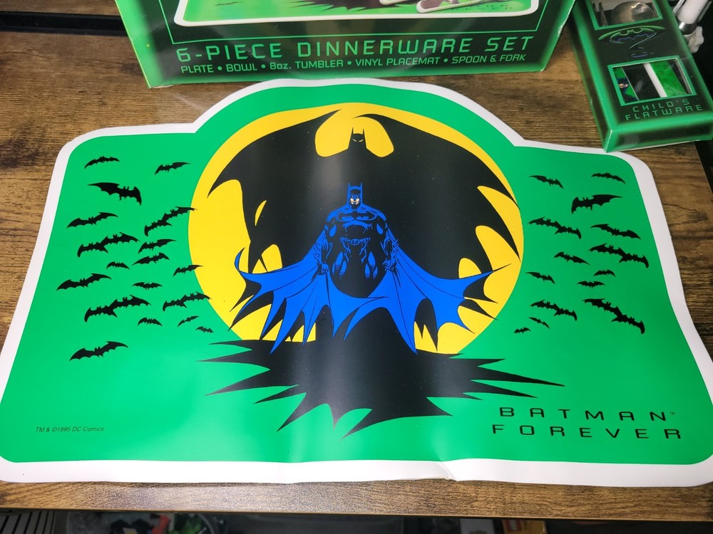 6 Piece Batman Forever Dinnerware Set