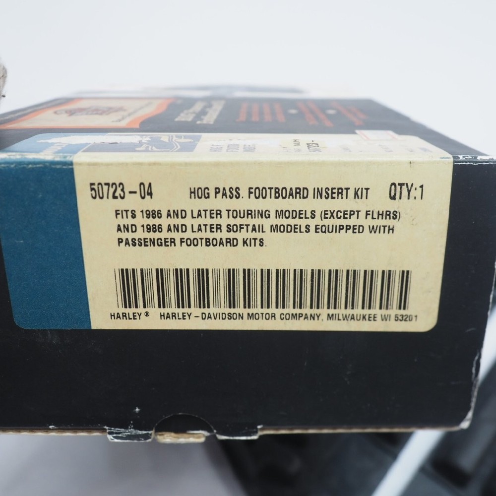Harley Davidson OEM Passenger Footboard Insert 50723-04 Rubber Pad Replacement
