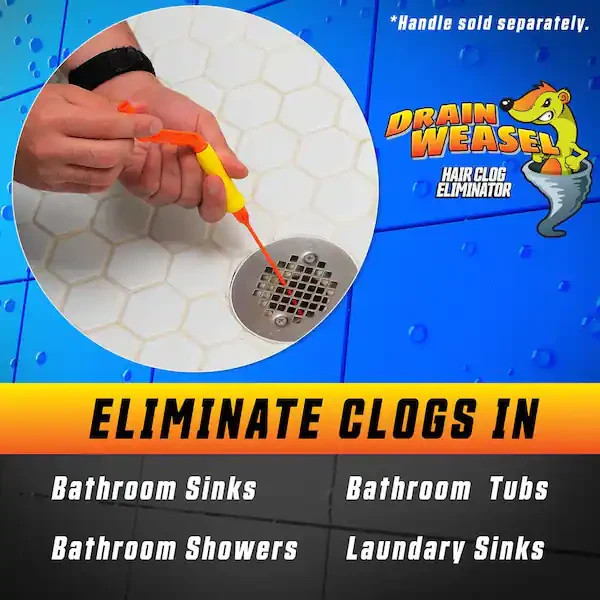 Drain Weasel Refill for Drain Cleaning (12-Pack)