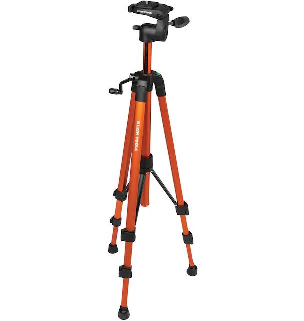 Klein Tools Lightweight Aluminum Adjustable Tripod (22"-61") with Mount – Durabl