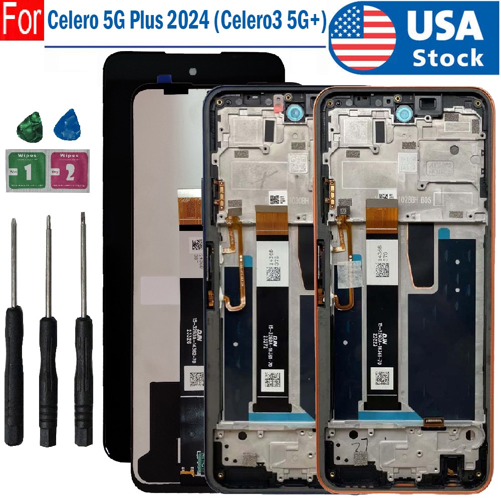LCD Display Touch Screen Digitizer ±Frame For Celero 5G Plus 2024 (Celero3 5G+)