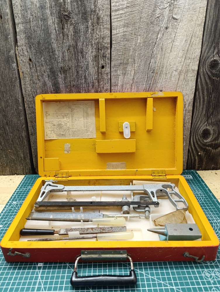 Children's Soviet set of locksmith tools "Young Technician.