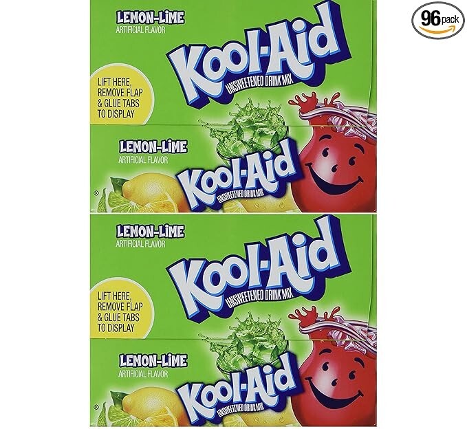 Kool-Aid Lemon Lime Soft Drink Mix | ( Pack of 96 )