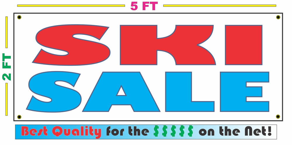 SKI SALE Banner Sign 2X5
